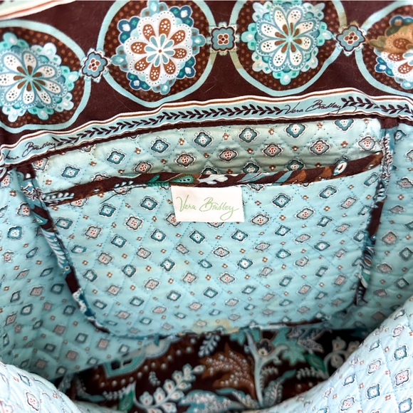 Vera Bradley Java Blue Medium Toggle Tote - Picture 5 of 5